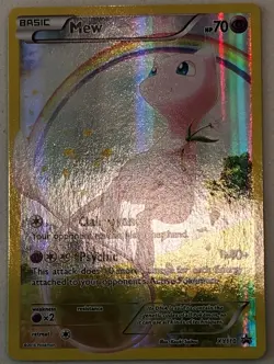 Mew XY110 - XY Black Star Promo Holo Foil Full Art Pokemon Card - Image 3