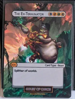 Divorced Dads Court of Chaos The Ex-Terminator Trading Card CCG TCG NM/M - Image 1