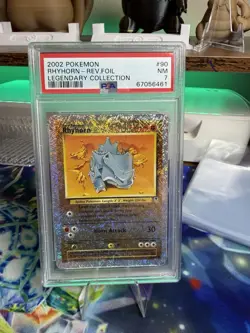 Rhyhorn Legendary Collection 2002 Reverse Holo Pokemon Card TCG - Image 1