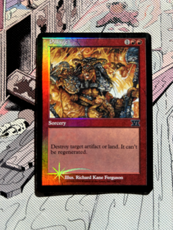 (Foil) (Promo) Pillage | Near Mint | 1999 Vintage | VI Edition #198 | MTG Card - Image 2