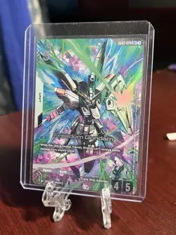Gundam Card Game Freedom Gundam GD03-070 LR+ Alternate Art - Image 1