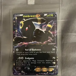 Pokemon Umbreon EX 55/124 Fates Collide Ultra Rare Holo CGC Graded Card - Image 3