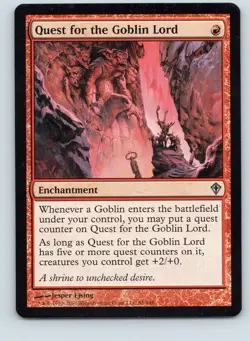 Quest for the Goblin Lord - Light Play - Worldwake - Magic The Gathering MTG - Image 1