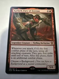 MTG Baldur's Gate- Karlach, Fury of Avernus 186 Regular - Image 1