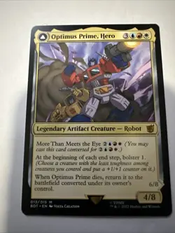 Magic The Gathering MTG - Optimus Prime, Hero - Universes Beyond: Transformers - Image 1