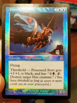 Possessed Aven FOIL - MTG Magic Torment RARE - Image 1