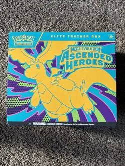 Pokemon TCG Ascended Heroes Opened Elite Trainer Box Complete - Image 1