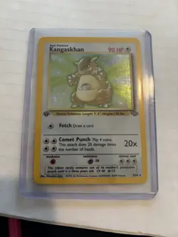 Pokemon Kangaskhan 1st Edition Jungle Holo Rare 5/64 90 HP Wizards of the Coast - Image 1