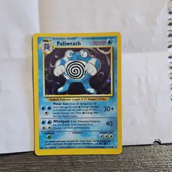 Pokemon Poliwrath Base Set Holo Rare 13/102 1999 90 HP Tadpole Stage 2 - Image 1