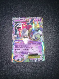Pokemon TCG Hoopa EX 36/98 Ancient Origins Ultra Rare Holo MP - Image 1