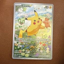 Pokemon TCG Scarlet & Violet Black Star Promo Pikachu Full Art Holo #88 M/NM - Image 1