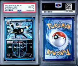 Pokemon Umbreon Holo Rare Plasma Freeze 64/116 PSA 10 Team Plasma English - Image 3