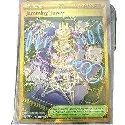 Pokemon TCG Jamming Tower Sv10: Destined Rivals 243/182 Trainer Hyper Rare Holo - Image 1