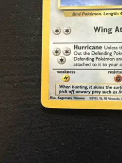 Pokemon TCG Pidgeot Jungle 8/64 Holo Unlimited Holo Rare MP - Image 2