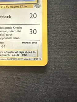 Pokemon TCG Pidgeot Jungle 8/64 Holo Unlimited Holo Rare MP - Image 3