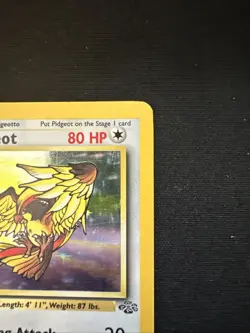 Pokemon TCG Pidgeot Jungle 8/64 Holo Unlimited Holo Rare MP - Image 4