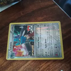 Lucario 63/124 1st Place Pokemon League Promo Reverse Holo Rare CLEAN! NM-M - Image 4
