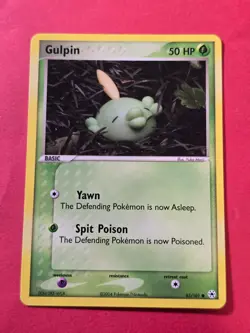 2004 Pokemon EX Hidden Legends #62 Gulpin, C, NF/H, cd2 - Image 1