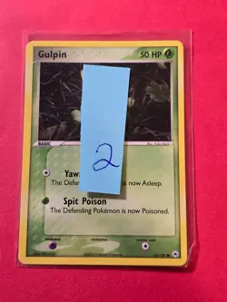 2004 Pokemon EX Hidden Legends #62 Gulpin, C, NF/H, cd2 - Image 3