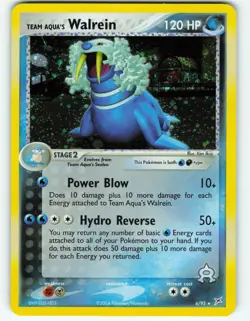 Team Aqua's Walrein - Holo - 6/95 Team Magma vs Team Aqua - Pokemon TCG - 2004 - Image 1