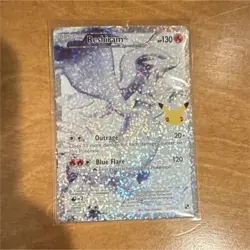 Pokemon Reshiram 113/114 Celebrations Classic Collection Full Art Holo 130 HP - Image 1