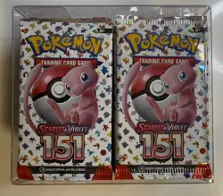 36x Pokemon TCG Scarlet Violet 151 Booster Packs Lot Factory Sealed Box Qty NEW - Image 1