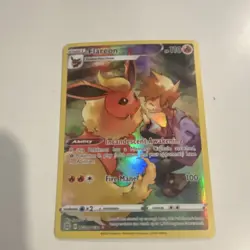 Pokemon Flareon TG01/TG30 Brilliant Stars Trainer Gallery Ultra Rare Holo - Image 1