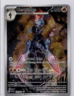 Pokemon Ceruledge 197/191 and Terapagos ex 180/141 Full Art NM Bundle - Image 1