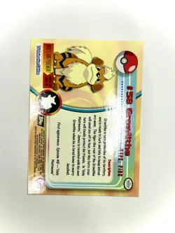 Pokemon TCG Vintage 1999 Topps Growlithe #58 Base Chrome Series 1 - Image 2