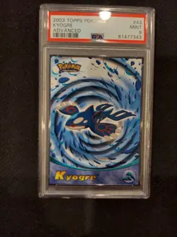 PSA 9 Kyogre Topps Pokemon Advanced - Image 1