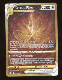 2023 Pokemon SWSH Crown Zenith Arceus VSTAR Secret Rare #GG70/GG70 - Image 1