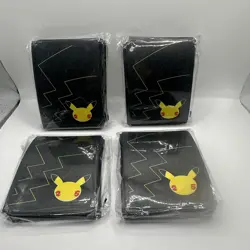 4x Pokemon Celebrations Sleeves Pikachu 25th Anniversary 65 ct - Image 3