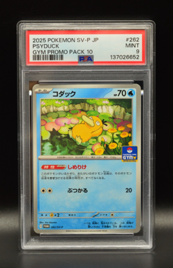 Psyduck Gym Promo Pack 10 SV-P 262 Promo Pokemon Japanese PSA 9 - Image 1