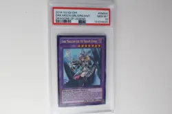 2014 Yu-Gi-Oh! Dark Magician Girl the Dragon Knight DRLG-EN004 PSA 10 - Image 1