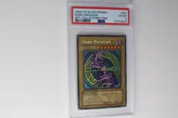2002 Yu-Gi-Oh! Dark Magician BPT-001 Collector's Tins PSA 6 - Image 1