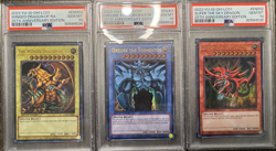 Yugioh Egyptian God Cards PSA 10 25th Anniversary - Image 1