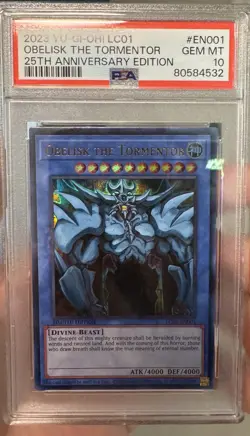 Yugioh Egyptian God Cards PSA 10 25th Anniversary - Image 3