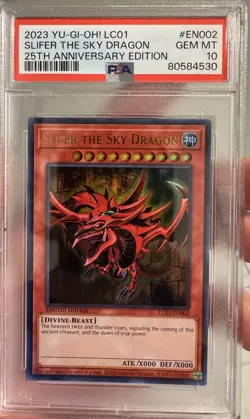 Yugioh Egyptian God Cards PSA 10 25th Anniversary - Image 4