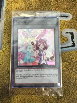 Yugioh SEALED Zuzu & Bloom Diva the Melodious Choir Token TKN5-EN003 Super Rare - Image 1