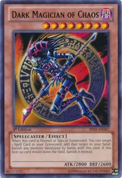 Moderately Played, English Yu Gi Oh Dark Magician of Chaos - BP01-EN007 - Rare - - Image 1