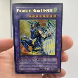 Yugioh! EEN-EN034 Elemental Hero Tempest 1st Edition - Image 1