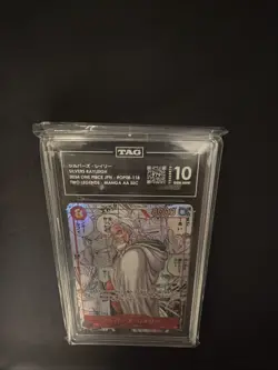 Silvers Rayleigh Manga Alt Art OP08-118 – 2024 One Piece JP – TAG 10 Gem Mint - Image 2