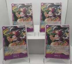 Baby 5 Playset - OP14-072 x4 - The Azure Sea's Seven - One Piece TCG English NM - Image 1