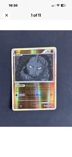 Pokemon TCG Onix 10 Card Bundle Reverse Holo & Non Holo Private Listing Only - Image 5
