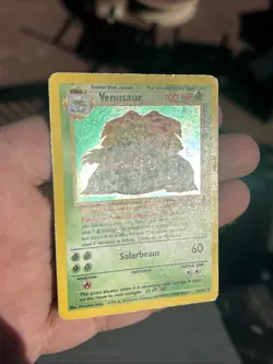 Pokemon TCG Venusuar Base Set 1999 Holo Rare Unlimited Foil Wizards WOTC vintage - Image 3