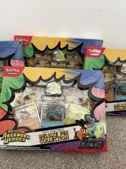 Pokemon TCG Ascended Heroes First Partner Deluxe Pin Collection SEALED ✅ - Image 3