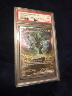 2025 Pokemon EN-Black Bolt #166 ZEKROM ex PSA 9 - Image 1