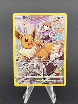 Pokemon Eevee TG11/TG30 Sword & Shield Brilliant Stars Trainer Gallery D - Image 1