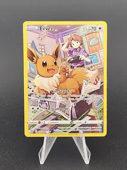 Pokemon Eevee TG11/TG30 Sword & Shield Brilliant Stars Trainer Gallery F - Image 1