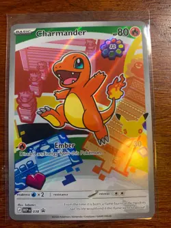 Charmander Pokemon MEP 038 First Partner Illustration Rare Promo - Image 1